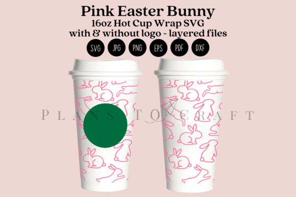 Bunny Pink Easter Wrap