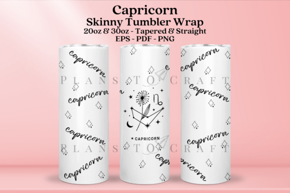 Capricorn Zodiac Wrap SVG