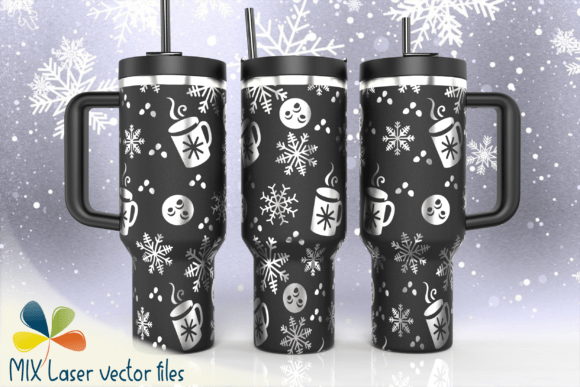 Cocoa and Cookies Laser Tumbler Wrap SVG
