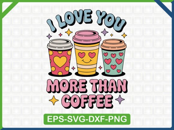 Cute Coffee Cup Valentine SVG