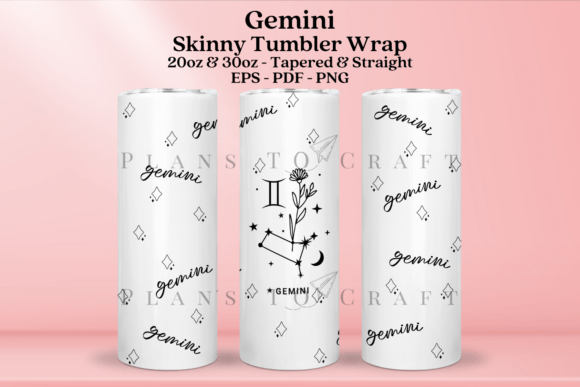 Gemini Zodiac Wrap SVG