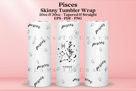 Pisces Zodiac Wrap SVG