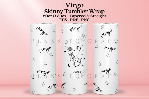 Virgo Zodiac Wrap SVG
